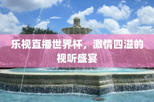 乐视直播世界杯，激情四溢的视听盛宴