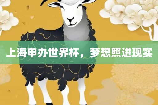上海申办世界杯，梦想照进现实