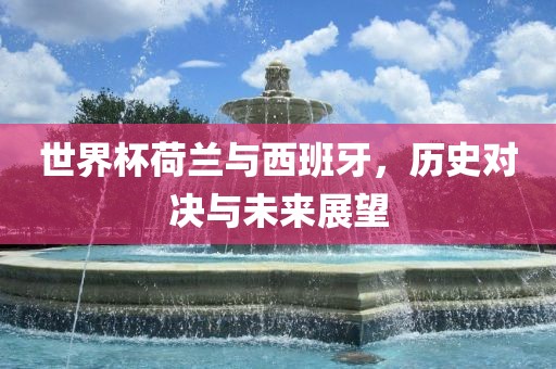 世界杯荷兰与西班牙，历史对决与未来展望