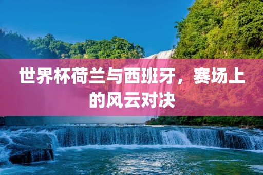 世界杯荷兰与西班牙，赛场上的风云对决