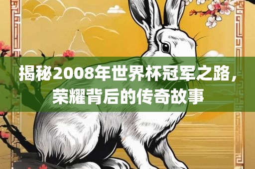 揭秘2008年世界杯冠军之路，荣耀背后的传奇故事