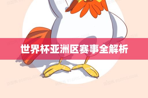 世界杯亚洲区赛事全解析