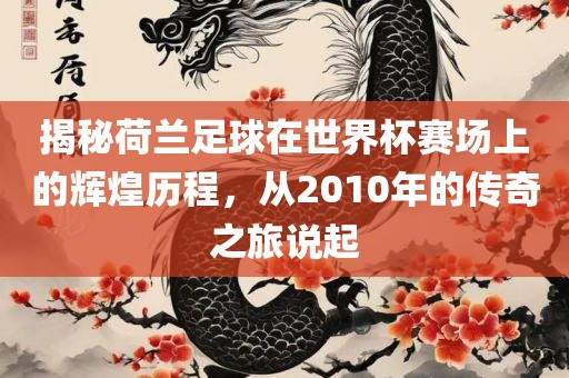 揭秘荷兰足球在世界杯赛场上的辉煌历程，从2010年的传奇之旅说起