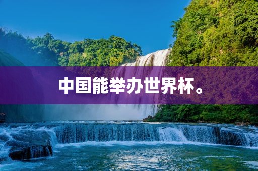 中国能举办世界杯。