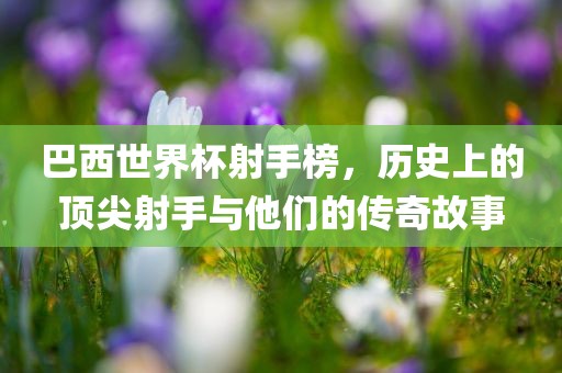 巴西世界杯射手榜，历史上的顶尖射手与他们的传奇故事