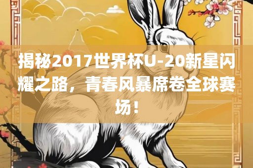 揭秘2017世界杯U-20新星闪耀之路，青春风暴席卷全球赛场！