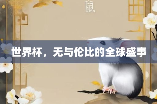 世界杯，无与伦比的全球盛事