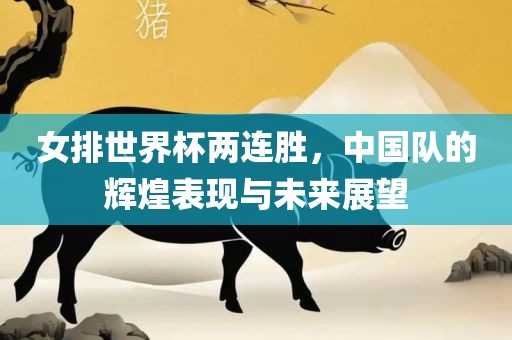 女排世界杯两连胜，中国队的辉煌表现与未来展望