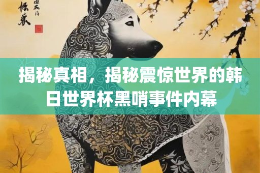 揭秘真相，揭秘震惊世界的韩日世界杯黑哨事件内幕