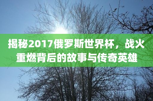 揭秘2017俄罗斯世界杯，战火重燃背后的故事与传奇英雄