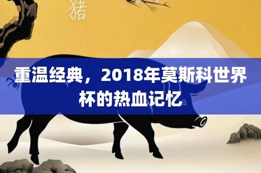 重温经典，2018年莫斯科世界杯的热血记忆
