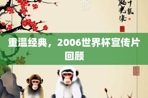 重温经典，2006世界杯宣传片回顾