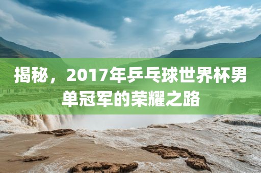 揭秘，2017年乒乓球世界杯男单冠军的荣耀之路