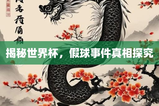 揭秘世界杯，假球事件真相探究