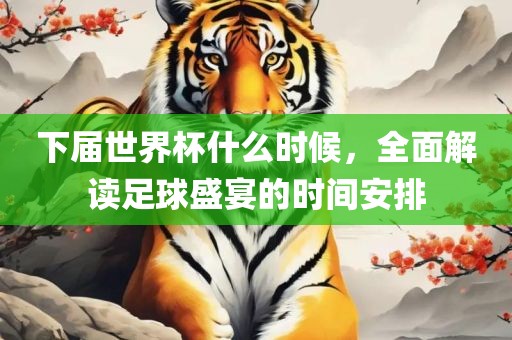 下届世界杯什么时候，全面解读足球盛宴的时间安排