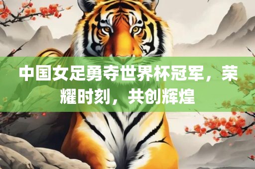 中国女足勇夺世界杯冠军，荣耀时刻，共创辉煌