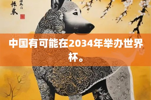 中国有可能在2034年举办世界杯。