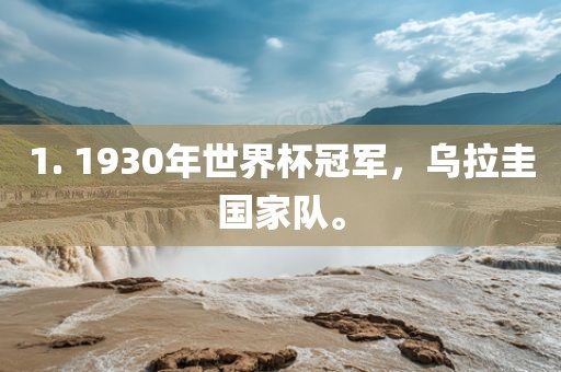 1. 1930年世界杯冠军，乌拉圭国家队。
