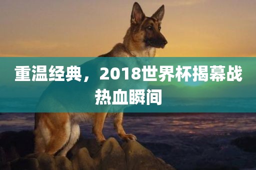 重温经典，2018世界杯揭幕战热血瞬间