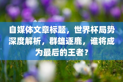 自媒体文章标题，世界杯局势深度解析，群雄逐鹿，谁将成为最后的王者？