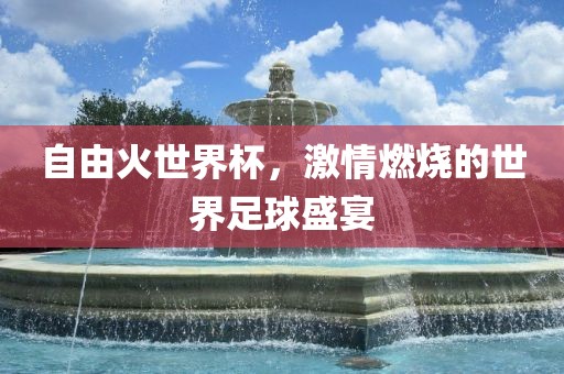 自由火世界杯，激情燃烧的世界足球盛宴