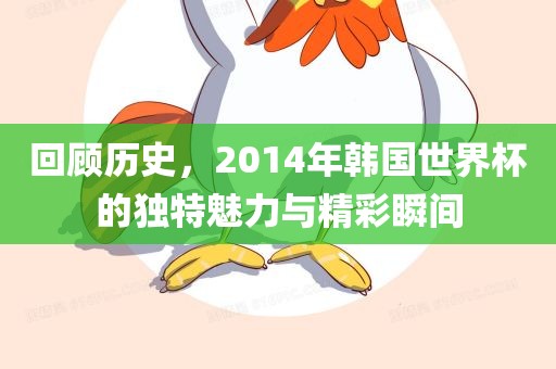 回顾历史，2014年韩国世界杯的独特魅力与精彩瞬间