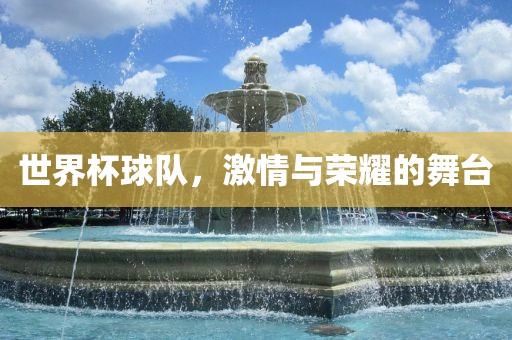 世界杯球队，激情与荣耀的舞台