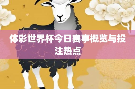 体彩世界杯今日赛事概览与投注热点