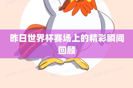 昨日世界杯赛场上的精彩瞬间回顾